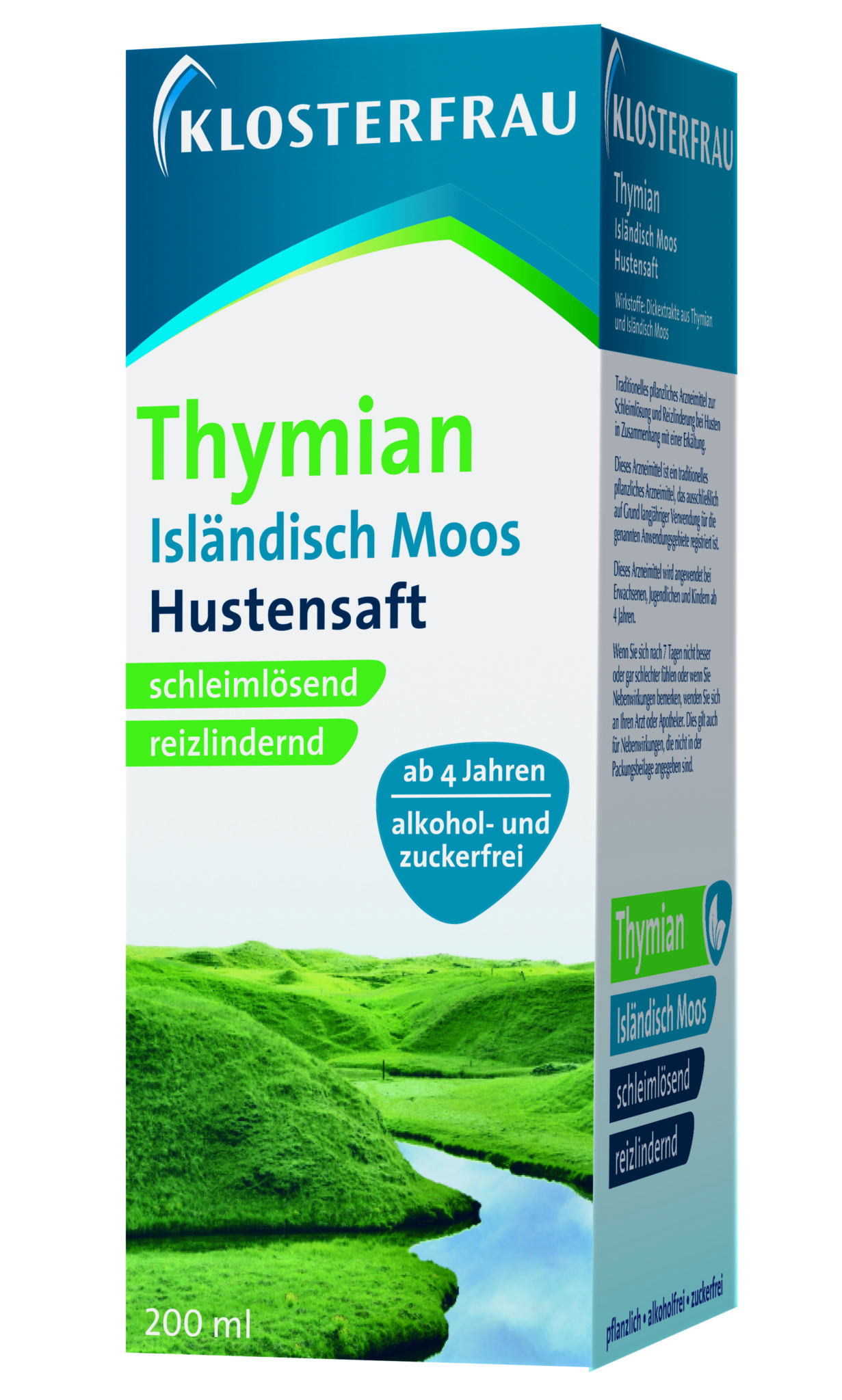 Klosterfrau Thymian Isländisch Moos Hustensaft 200 ml Seestadt Apotheke